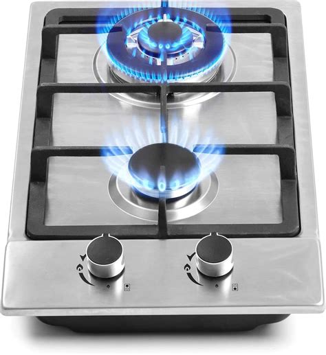 natural gas stove burner tops